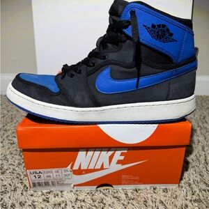 AJ1 KO HIGH OG Nike Black and Blue High-Top Sneakers